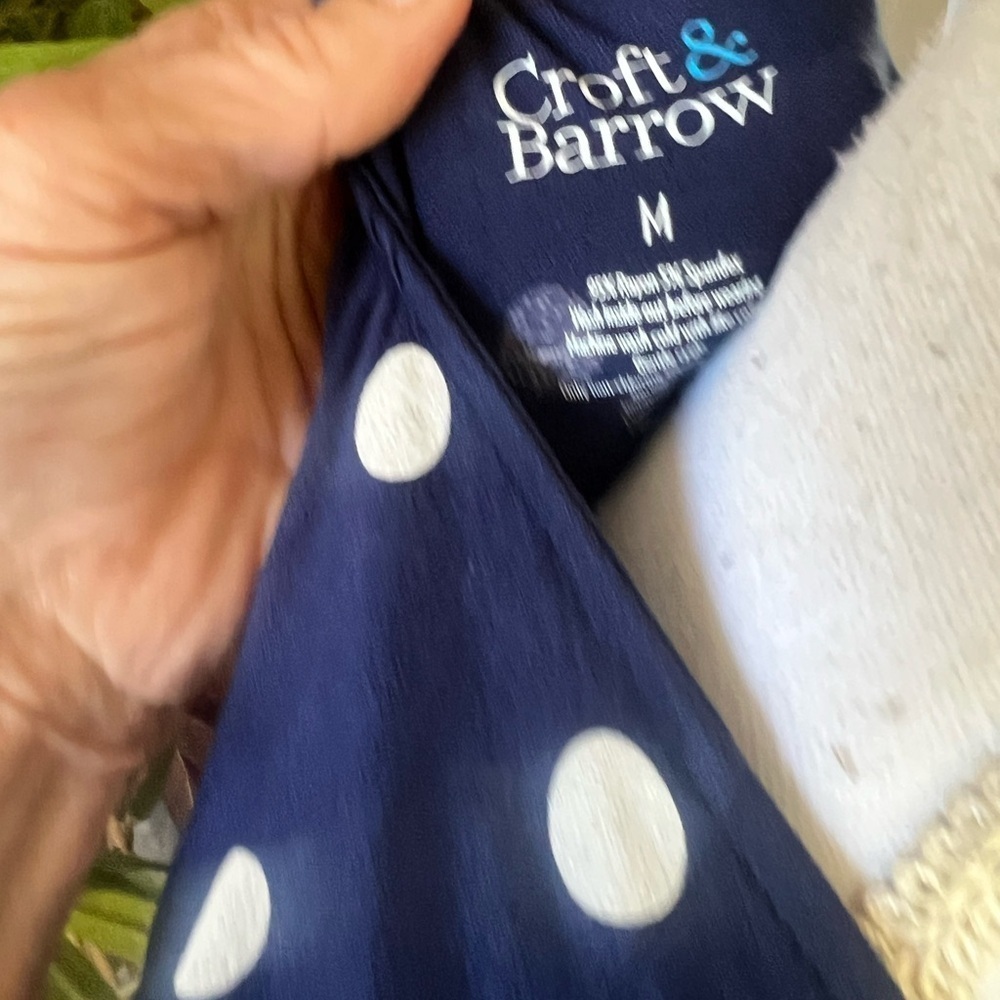 Croft and Barrow ladies crewneck short sleeve top good condition, medium - Picture 8 of 9